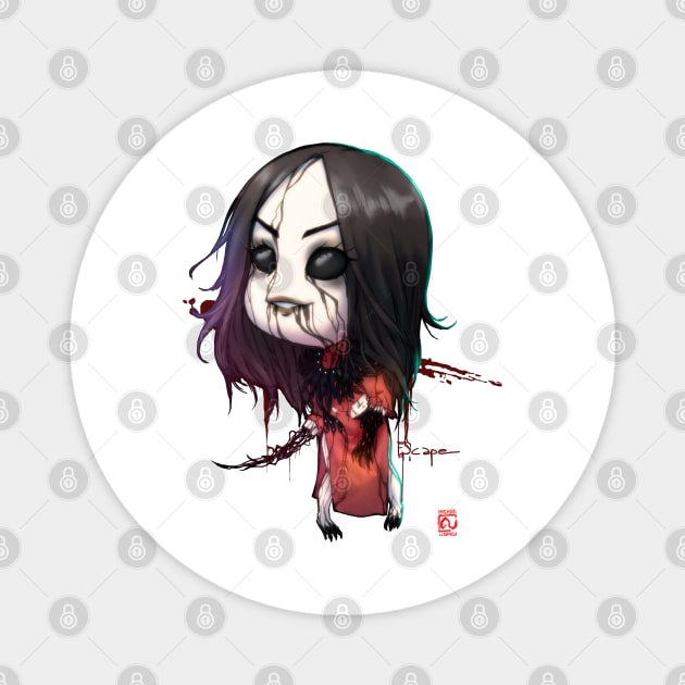 DBD CHIBI Killer artist Magnet by ArchiriUsagi